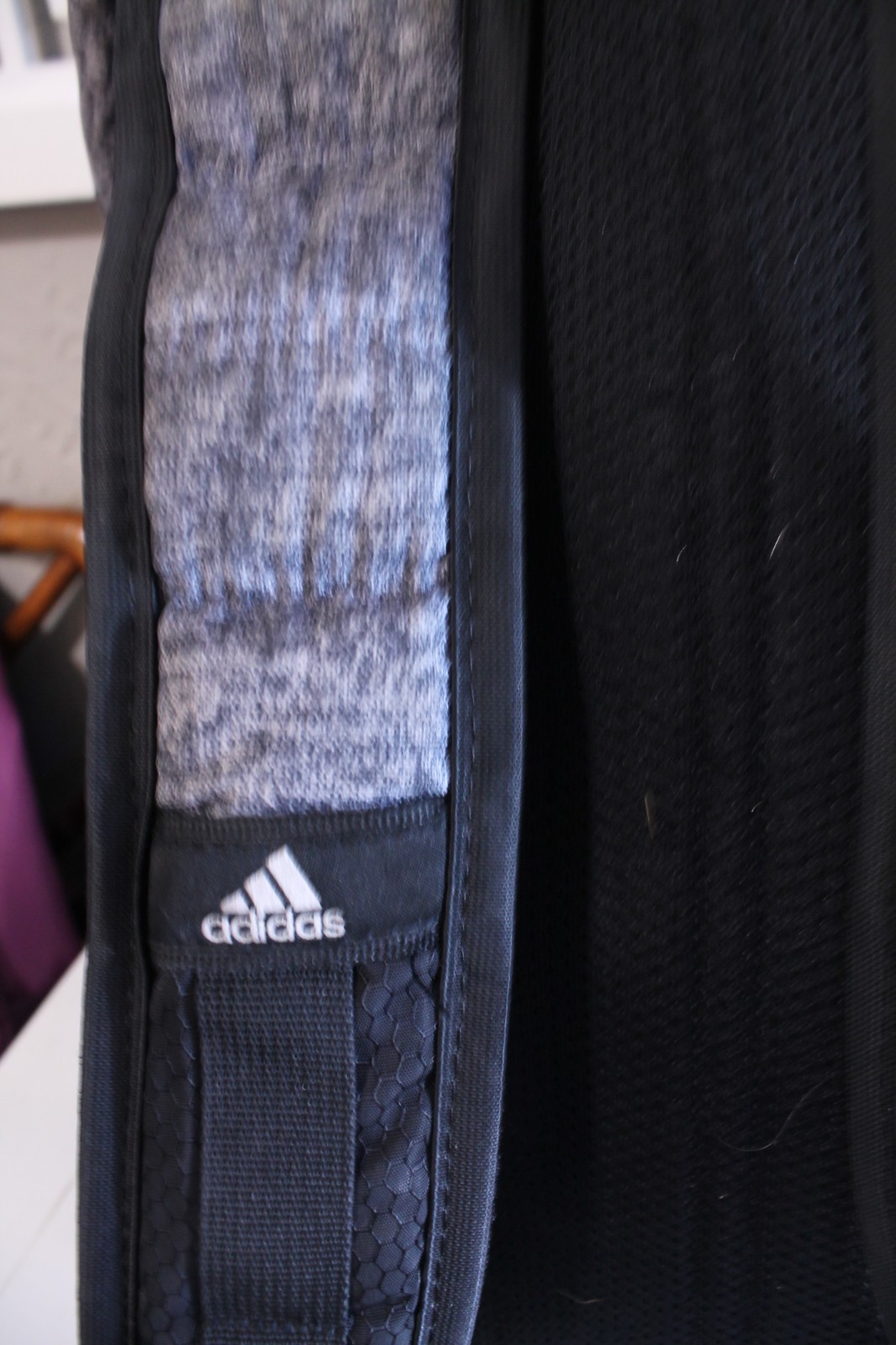 Adidas Backpack Heathered Gray LoadSpring School Gym Travel Book Bag Casual