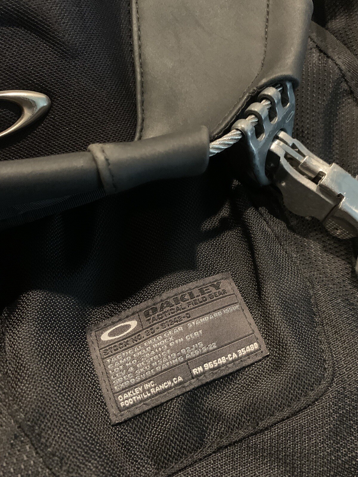 Oakley Backpack Stealth Black Tactical Field Gear Pack Bug Out Bag Used RARE $$