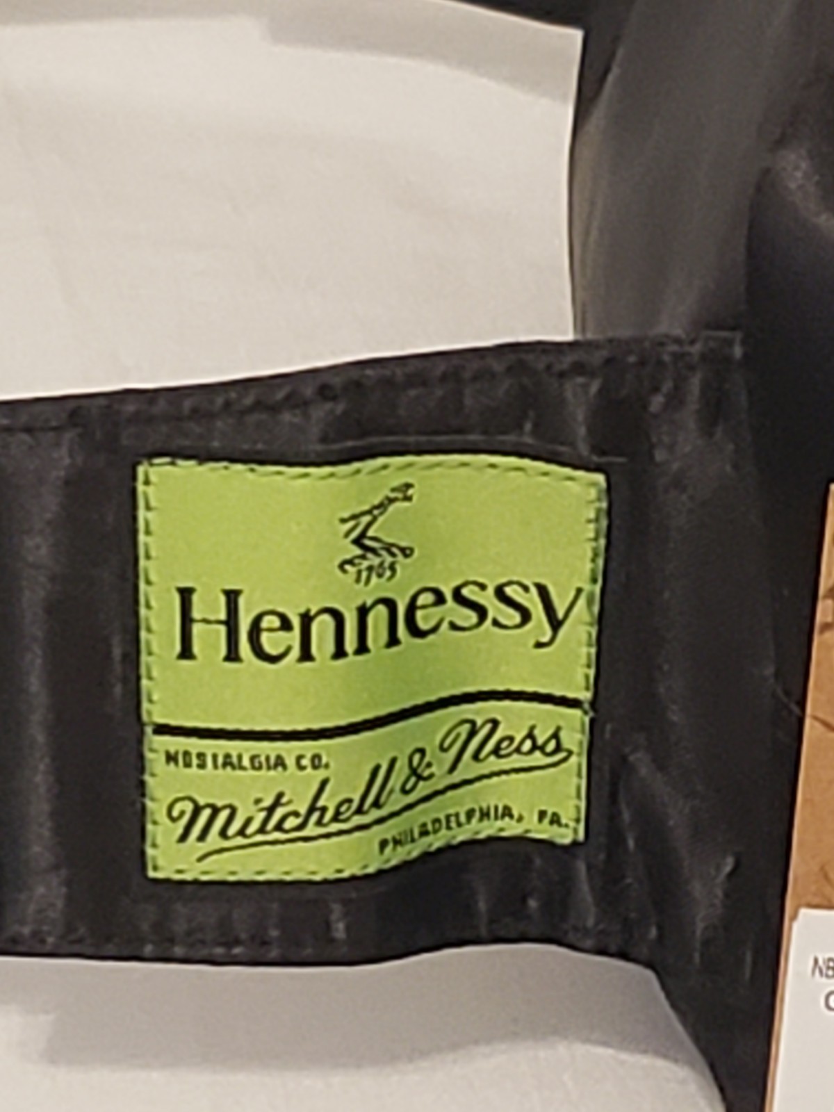 Mitchell & Ness NBA Hennessy Neon Concrete Fanny Pack Waist Bag Black One Size