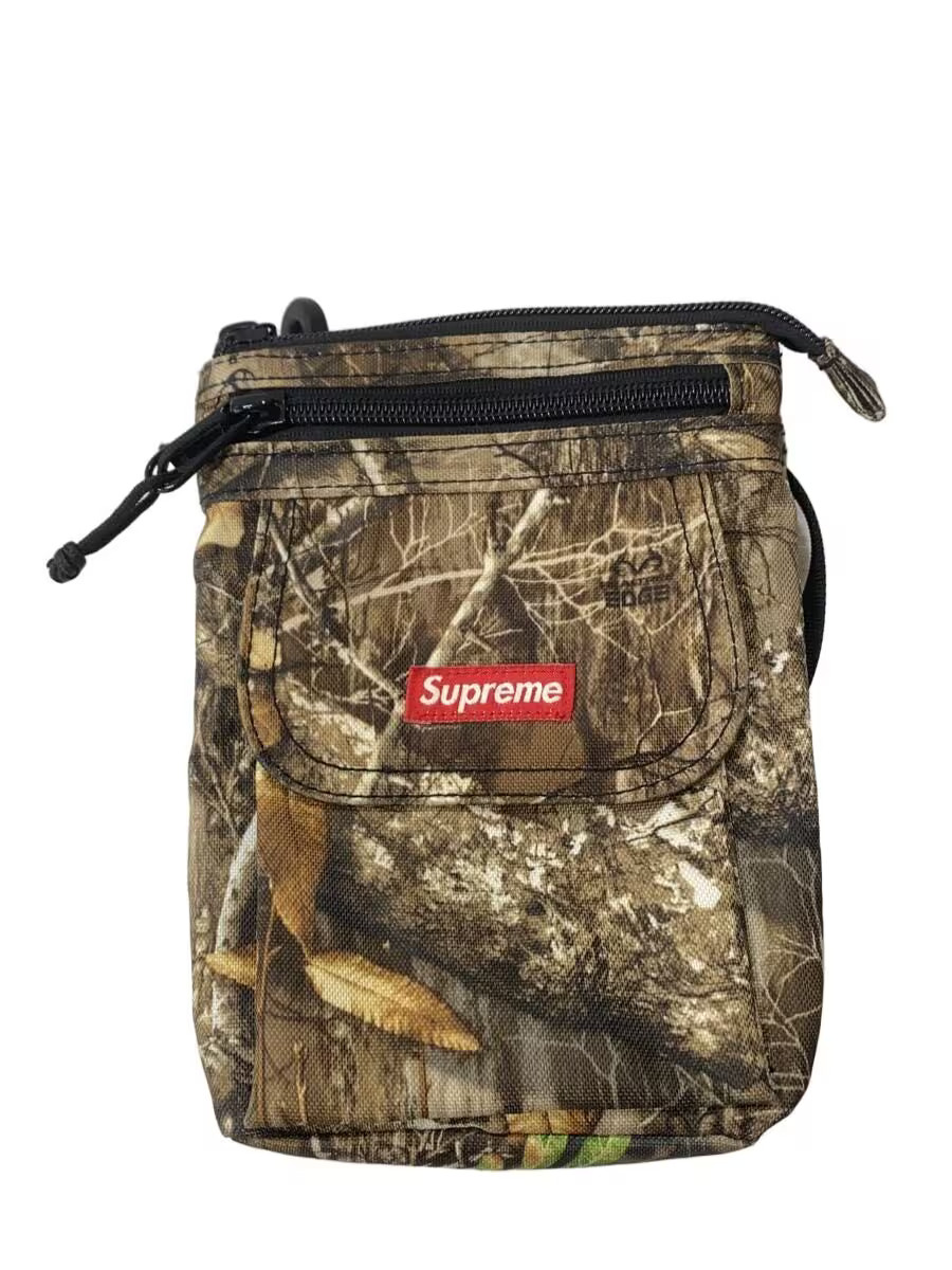 Supreme 19AW Shoulder Bag Real Tree Camo Cotton KHK