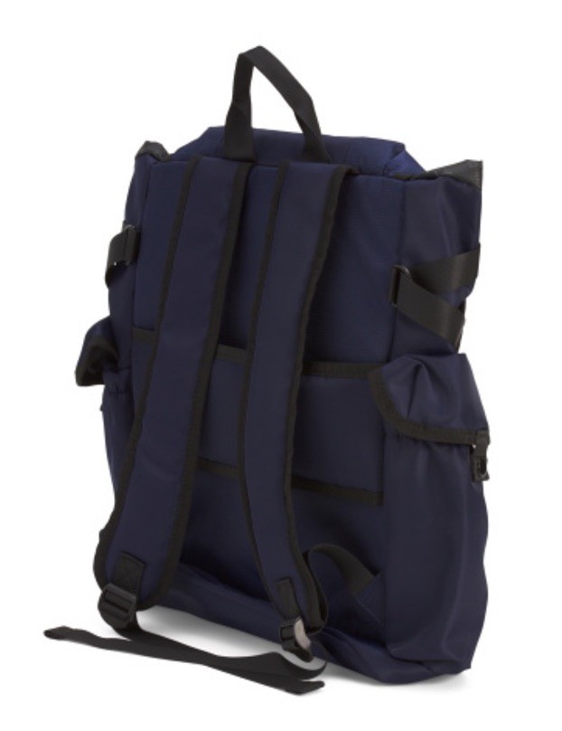 Brand New ROBERTO CAVALLI Navy Utility Backpack,Unisex