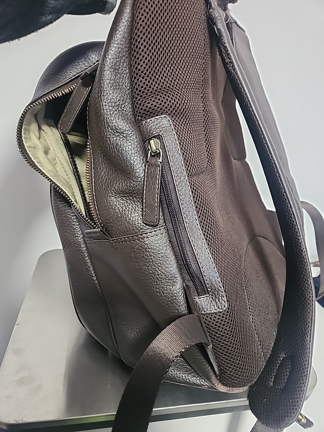 Joseph Abboud Leather Backpack (broken)