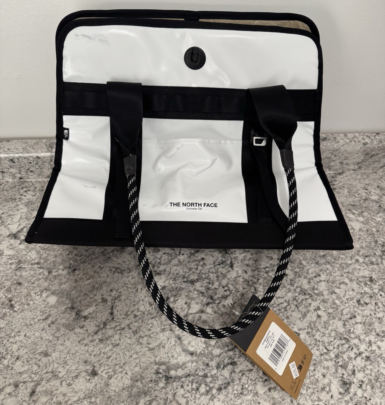 The North Face Base Camp Tote Bag Sample – TNF White/Black $175 MSRP