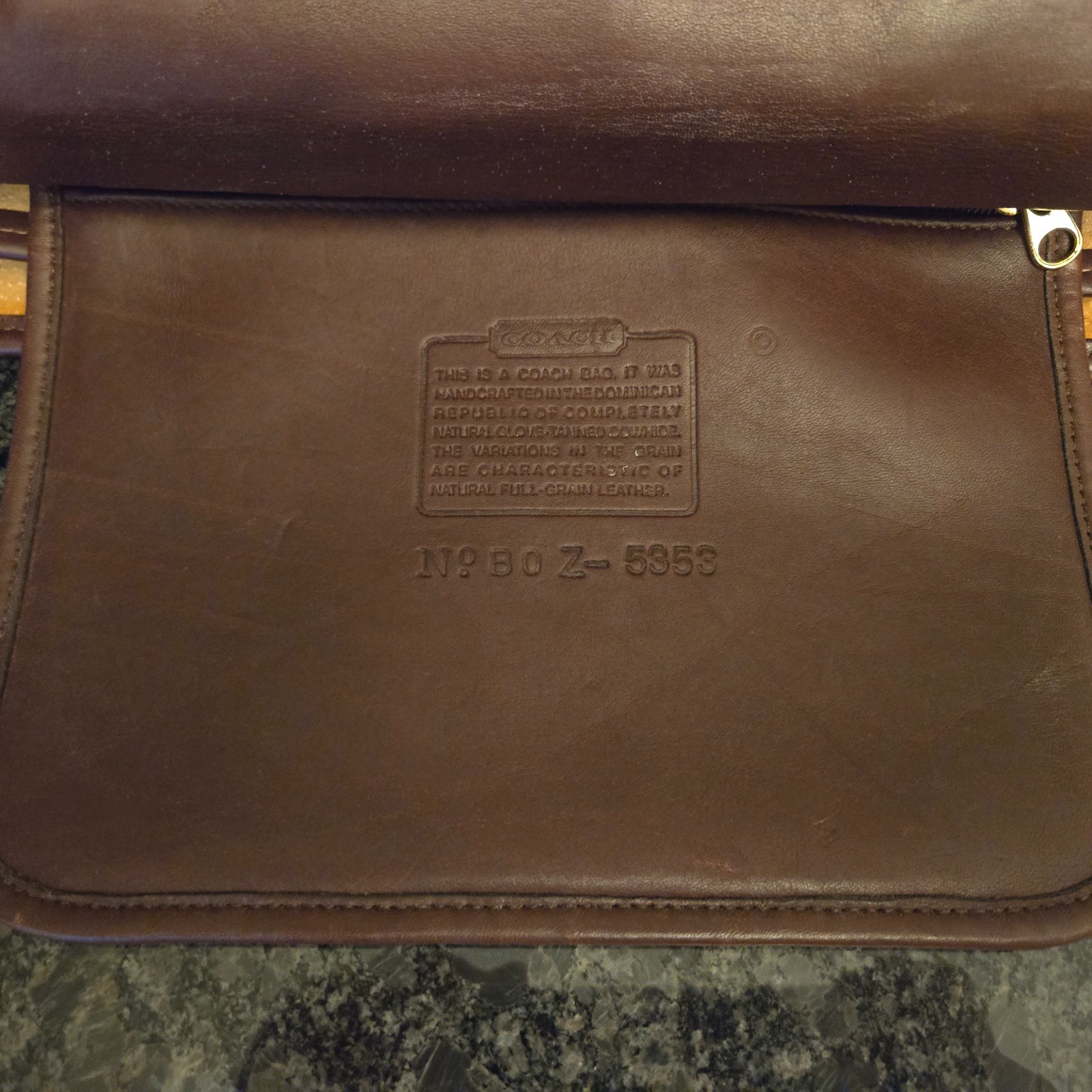 Vintage B0Z-5353 Coach Briefcase
