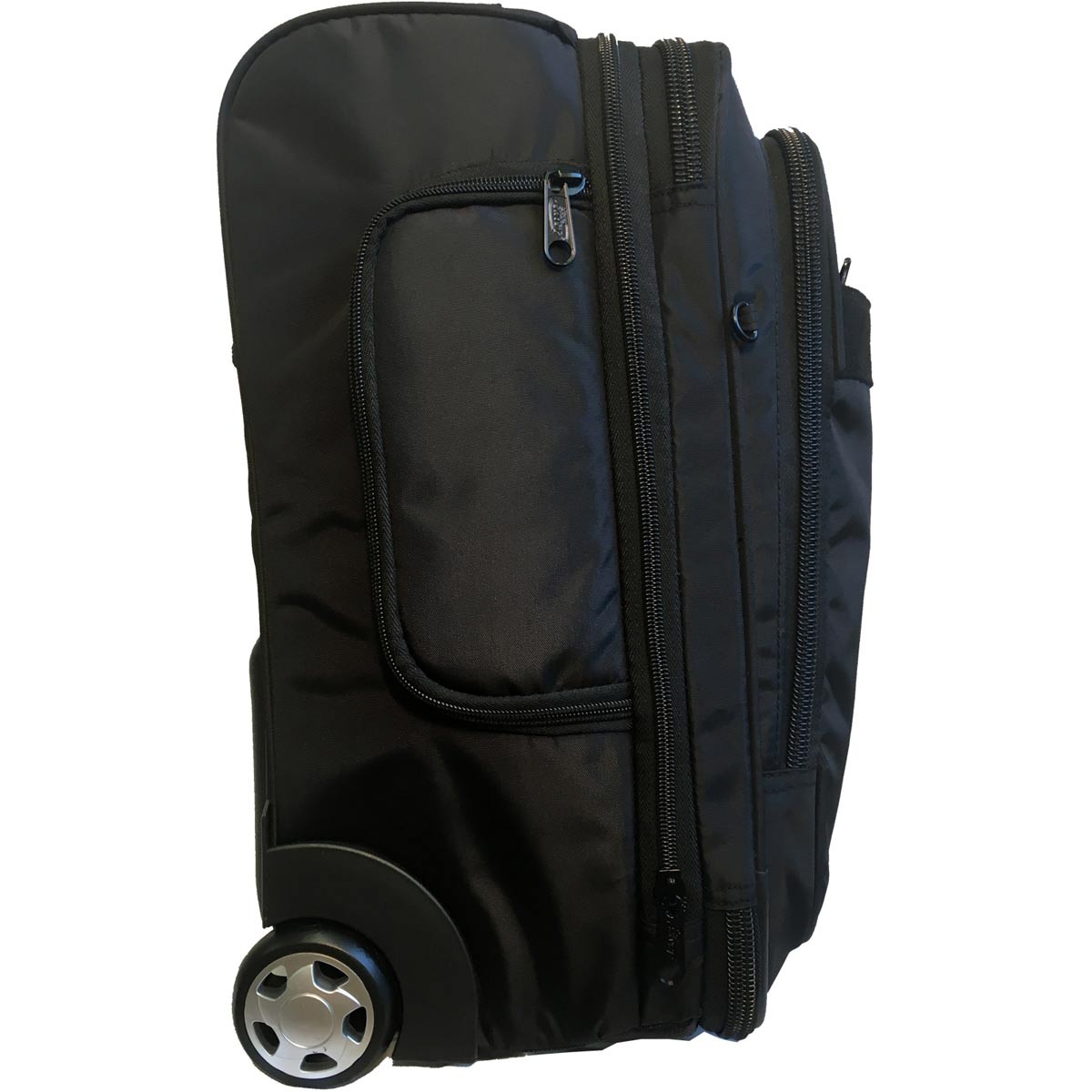 A.Saks 17″ Expandable Upright Under-the-Seat Carry-on Black One Size U4