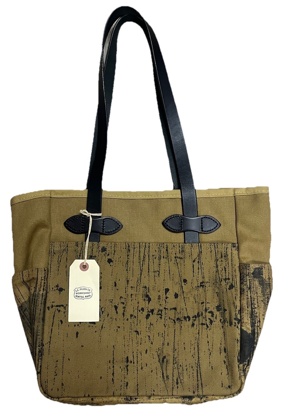Filson Workshop Modified Tote Bag 20133278 MADE IN USA Without Zipper 1 OF 1 Tan