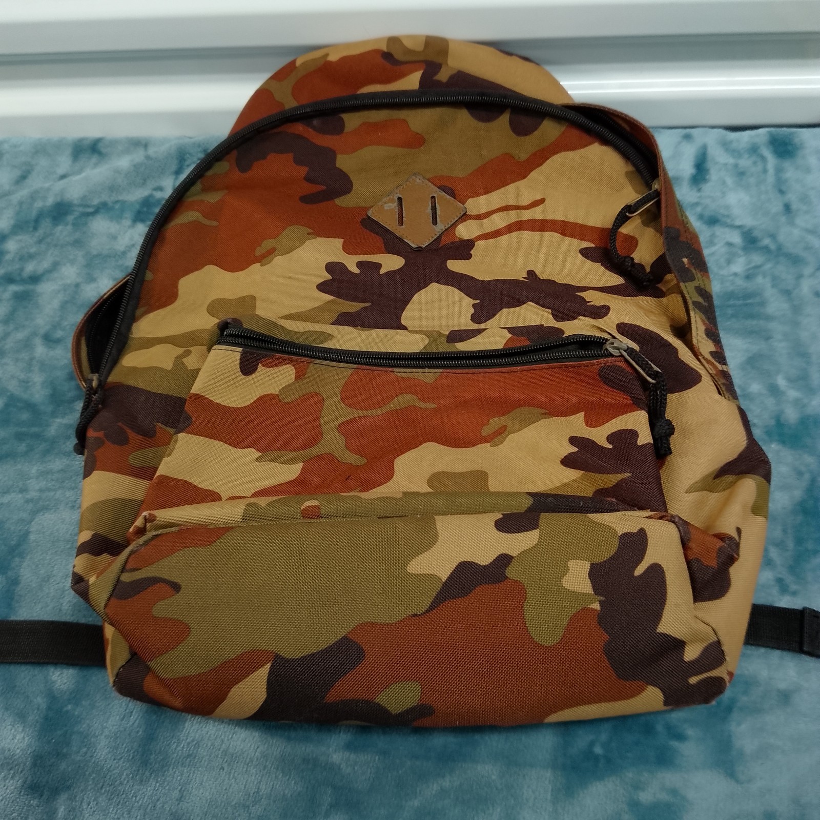 Obey Backpack School Travel Commute Bag Canvas Adult Medium Size Camouflage