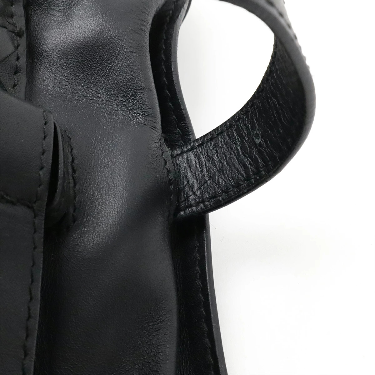 Bottega Veneta Intrecciato Belt Bag Fanny Pack Leather Black