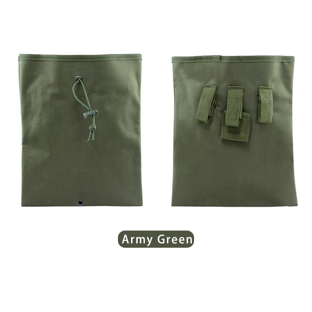 Tactical Molle Dump Pouch Foldable Drawstring Storage Bag Pouch Utility Pouch