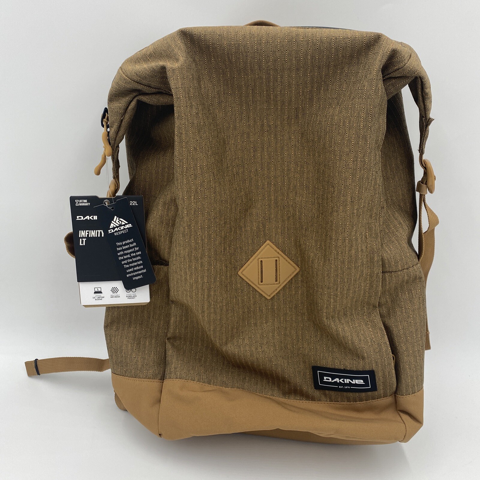 Dakine Infinity LT 22L Laptop Backpack Caramel Pack – New With Tags –