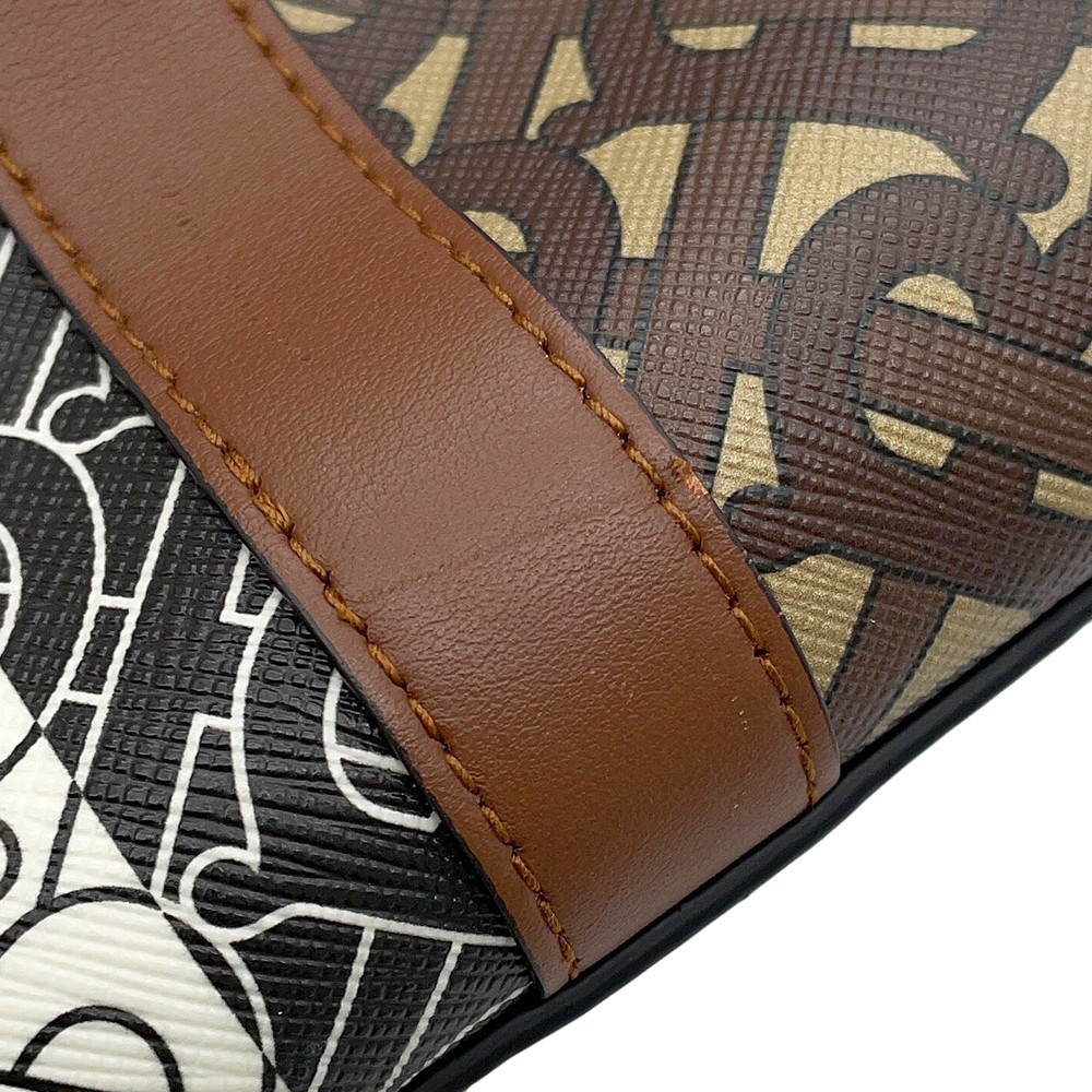 BURBERRY TBMonogram 2WAYBag PVC/Leather Beige/Multicolor 8024294