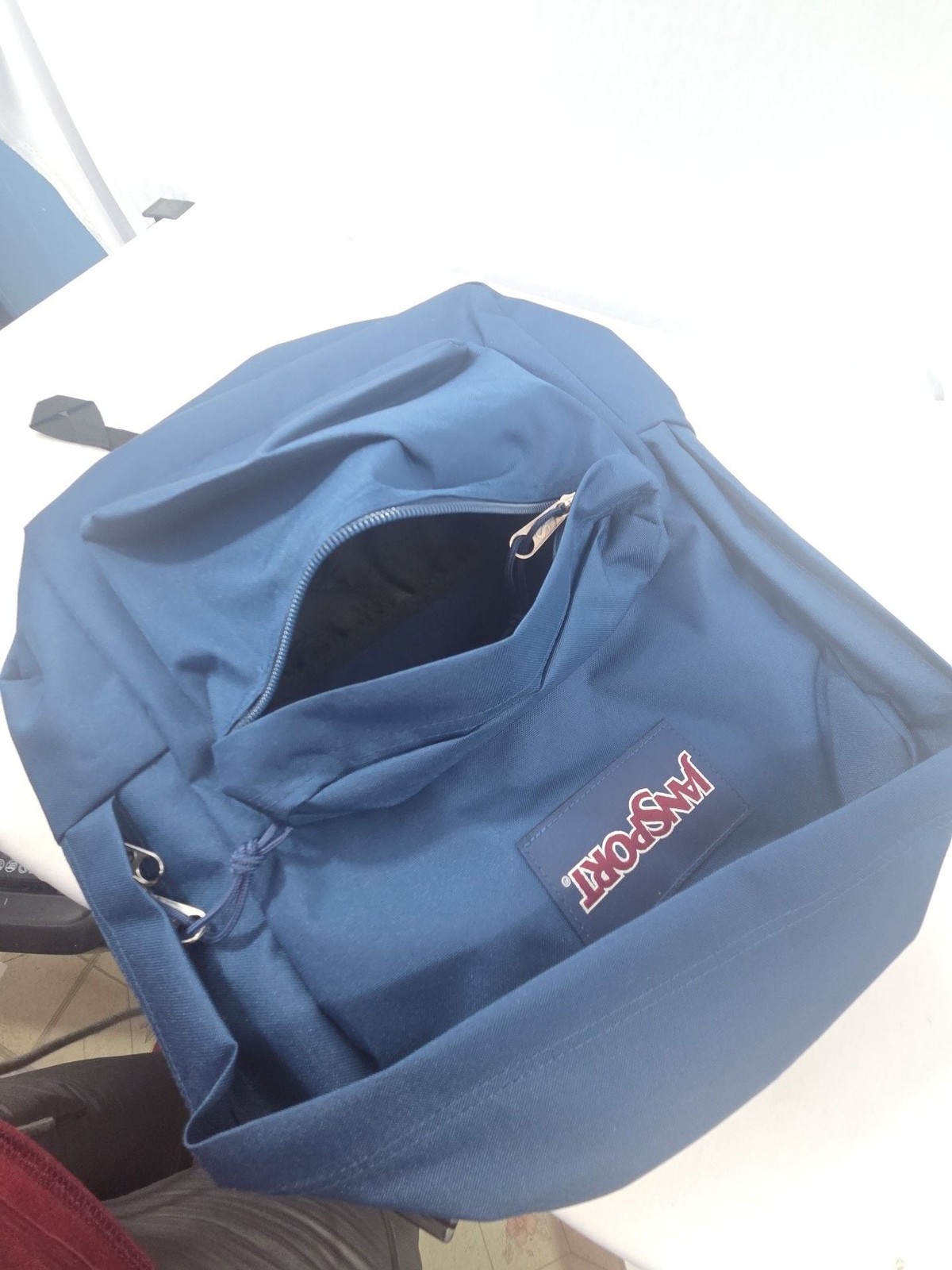 JanSport SuperBreak Plus Navy Blue Backpack