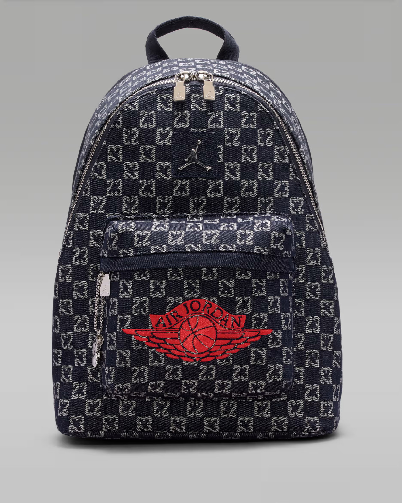 Nike Air Jordan Monogram Backpack Gym Bag MA9259-BHD Indigo Blue Laptop Sleeve