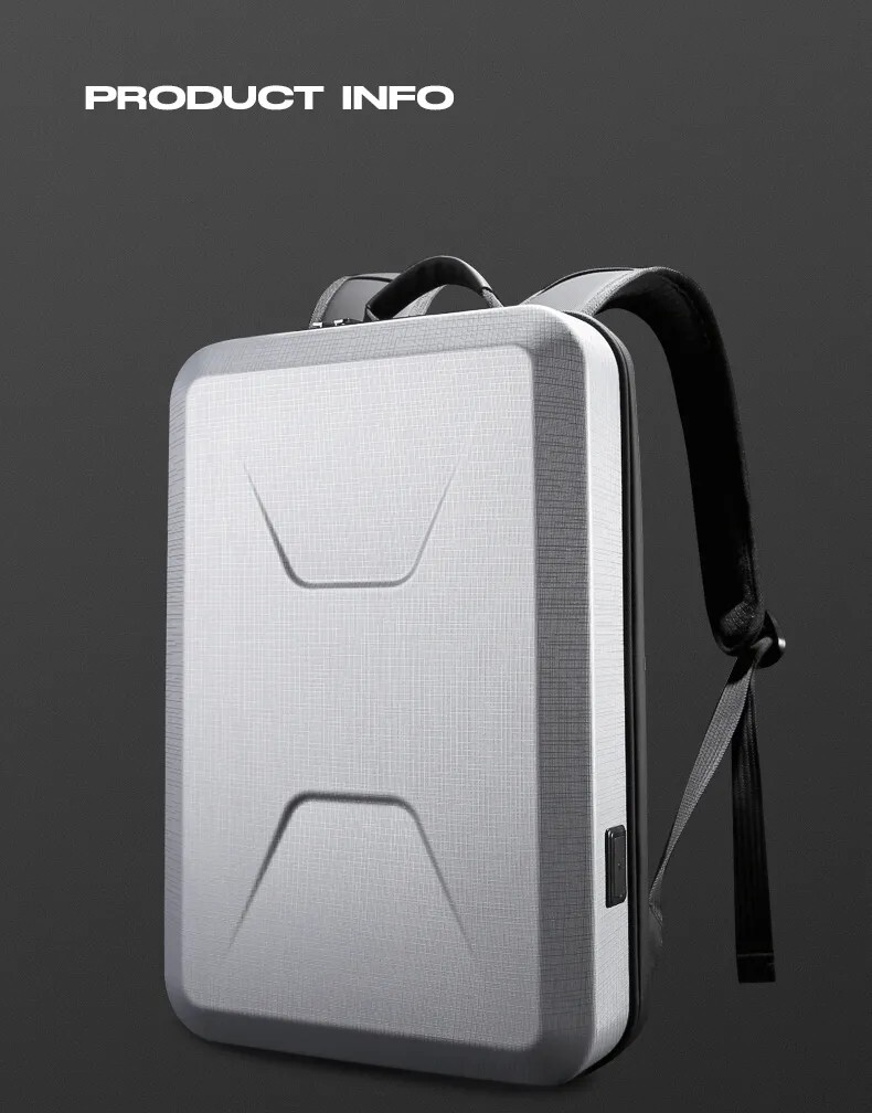 BANGE Hard Shell Backpack Men Anti-thief Business Backpacks 15.6″ Laptop Backpac