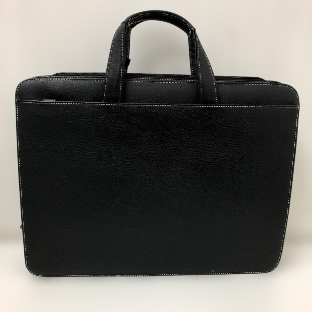 KANSAI YAMAMOTO HOMME Leather Business Bag Black 41x32x10cm