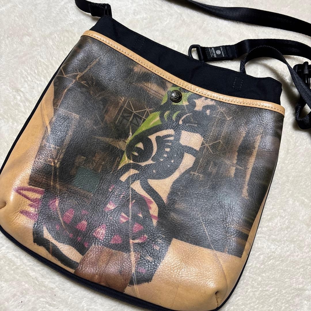 Master-piece MASAHO ANOTANI Sacoche Shoulder Bag 27x28cm Collab Design