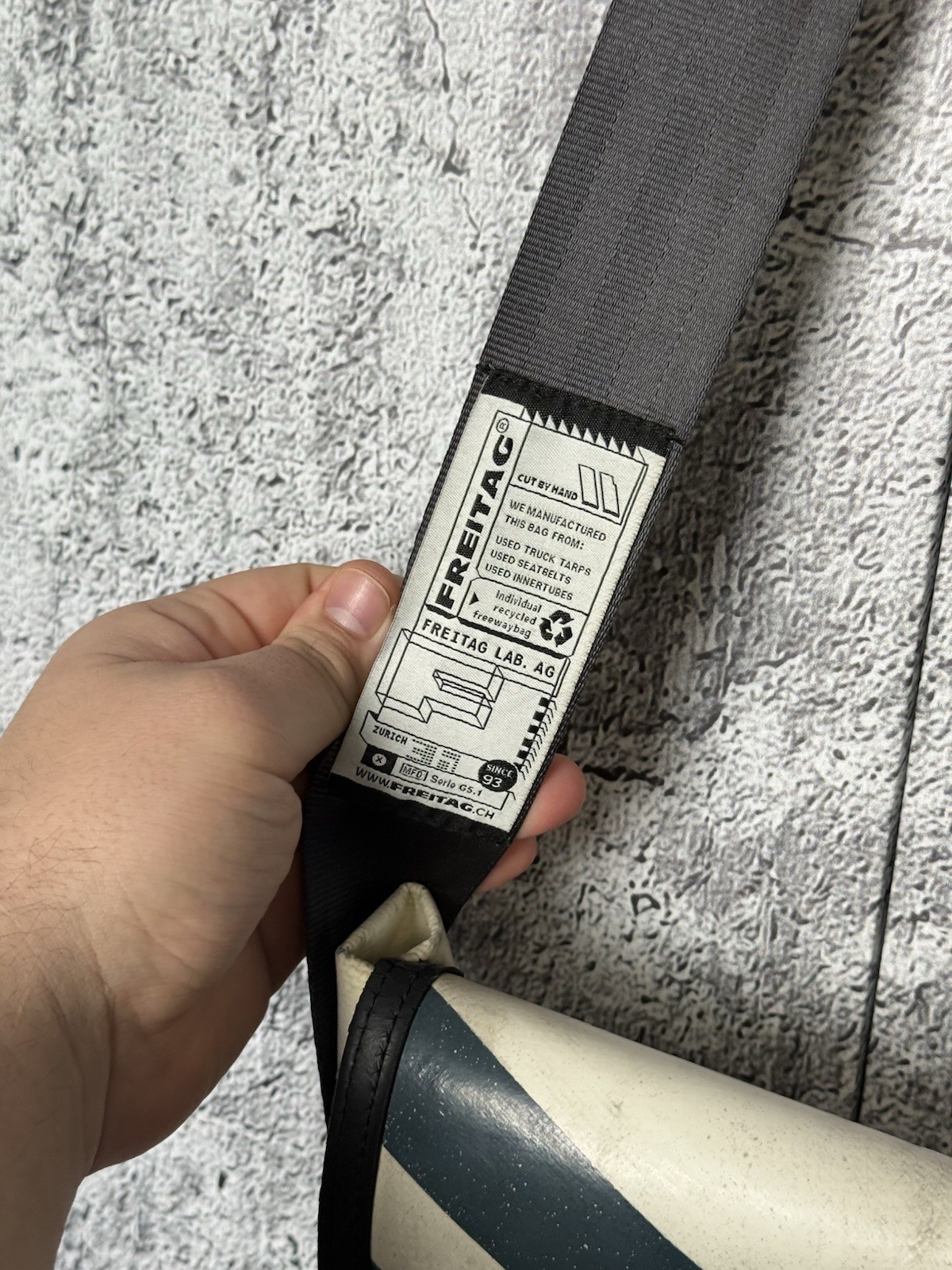 FREITAG G5.1 Messenger Bag Upcycled Truck Tarp Crossbody Unique Design