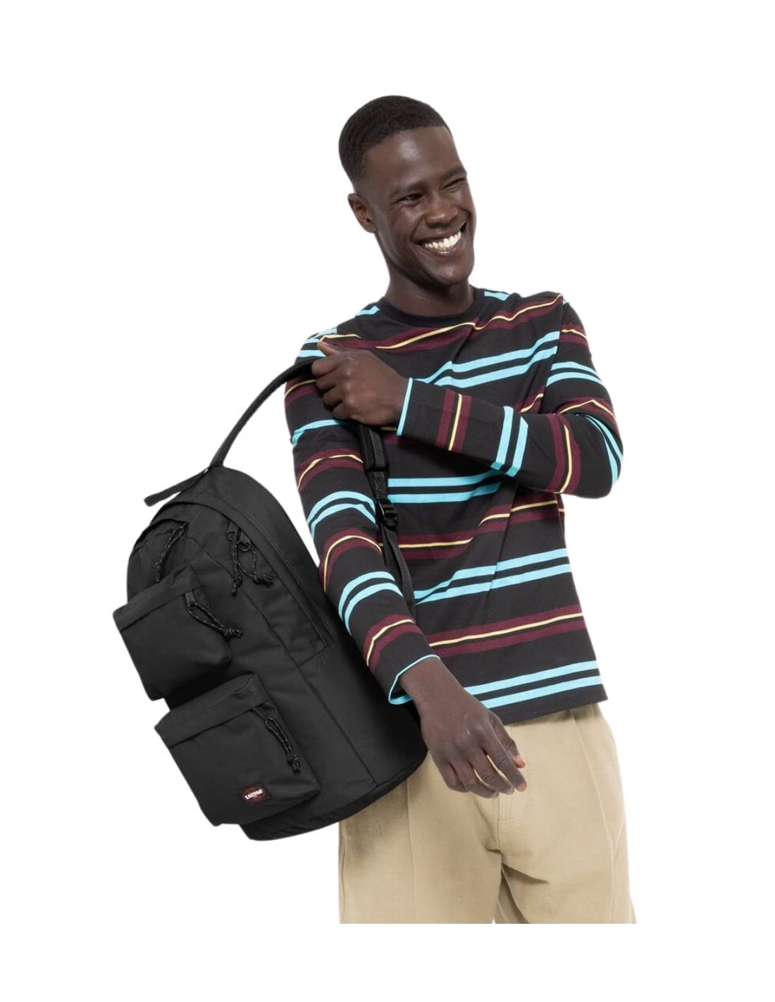 Padded Double – 24L Squared Backpack with Dual Front Pockets, 13” Laptop Slee…