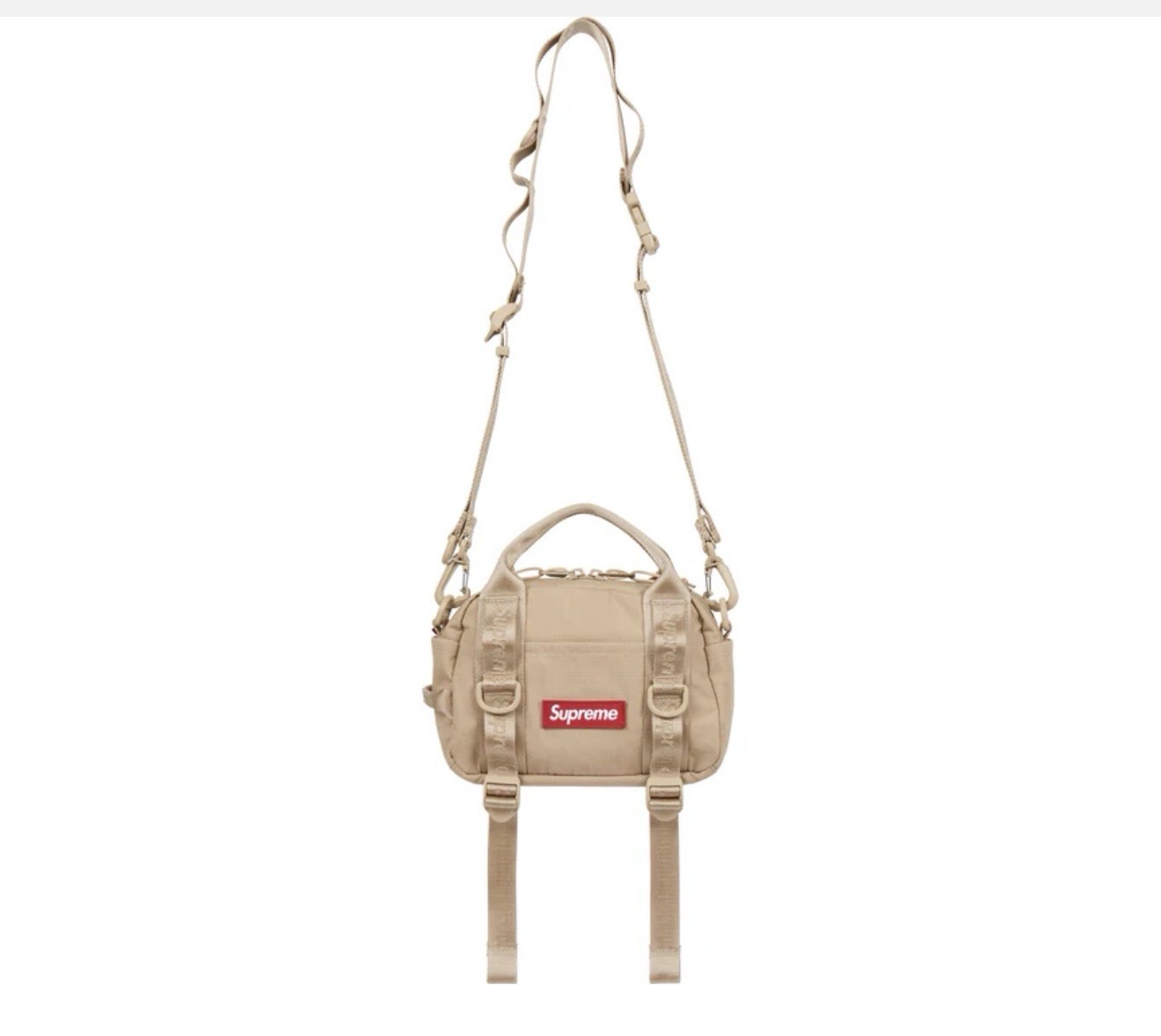 ✅In Hand Supreme SS26 Mini Duffle Bag Tan NIB US Ship