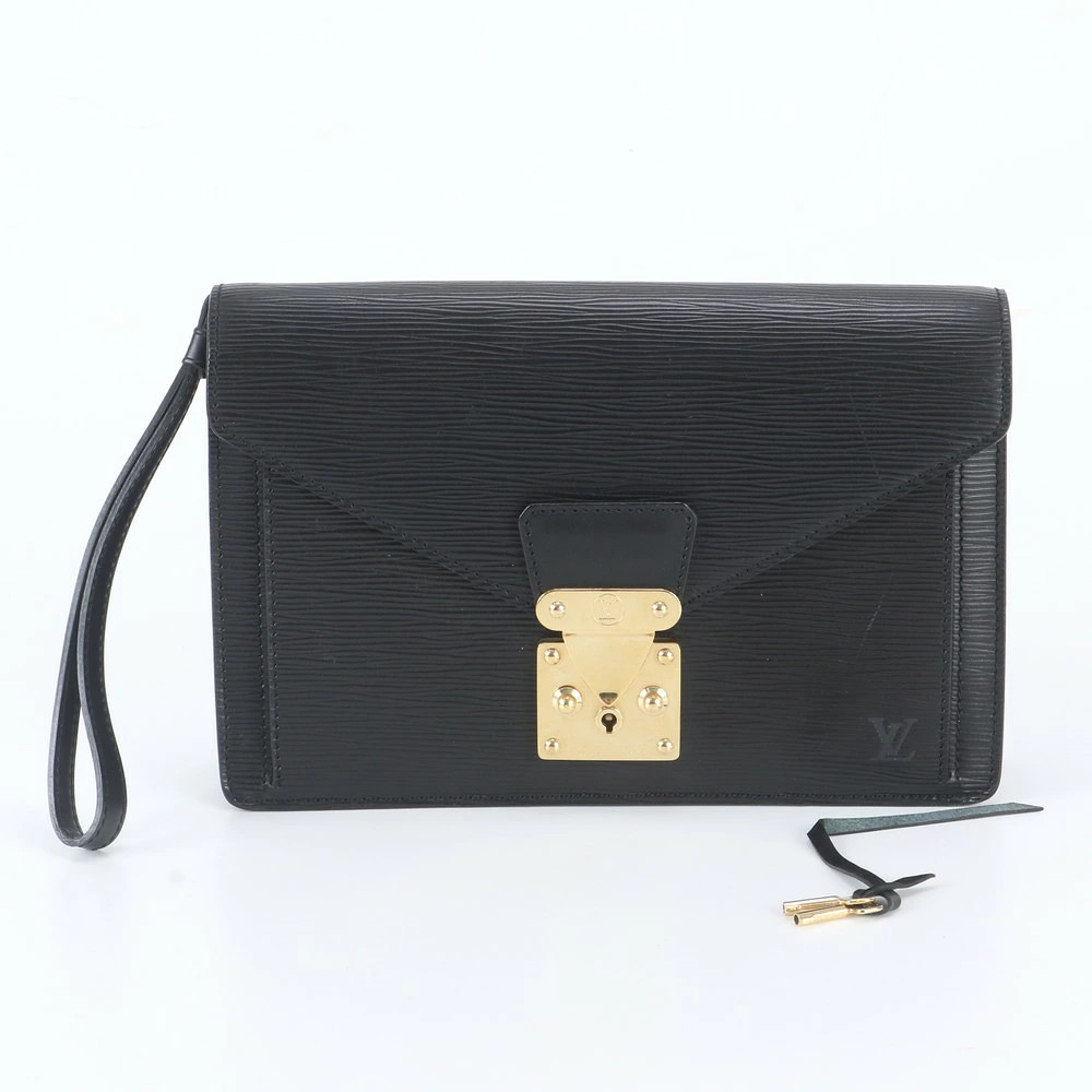 Louis Vuitton Epil Serie Dragonne Leather Bag Noir 26cm x 18cm x 6cm EX