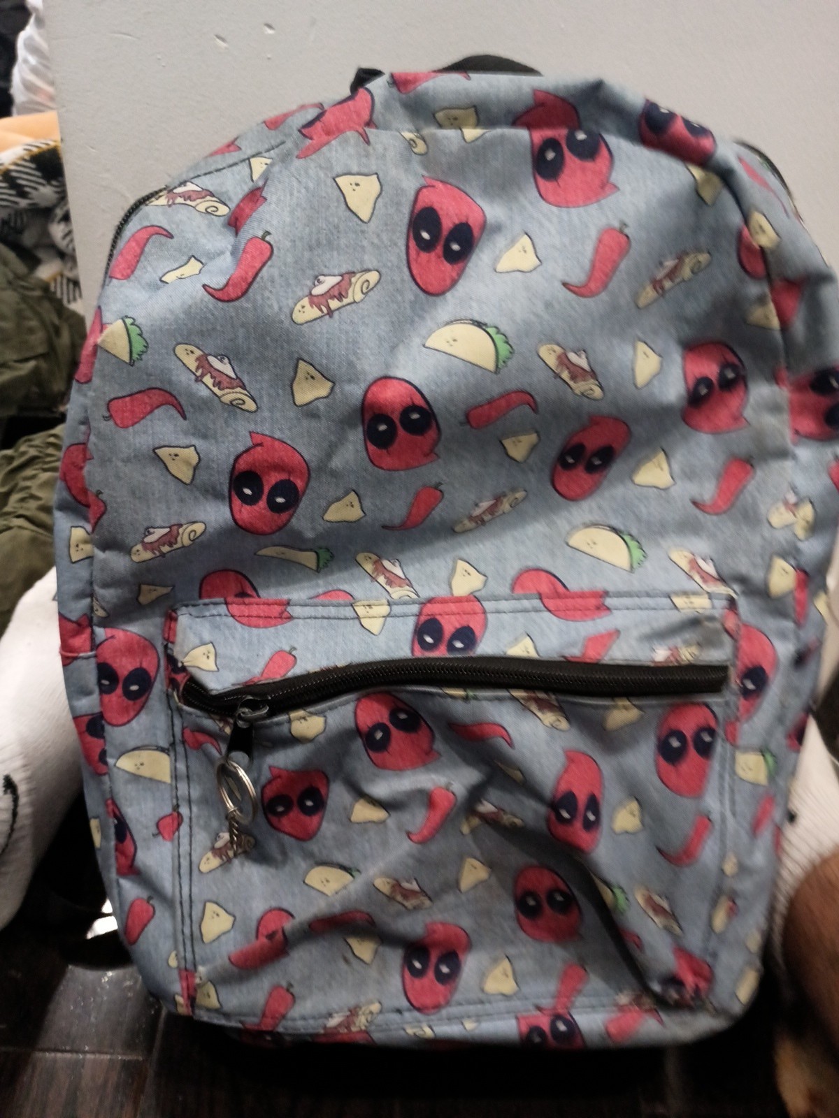 Deadpool Taco X Fajita Backpack In Light Blue