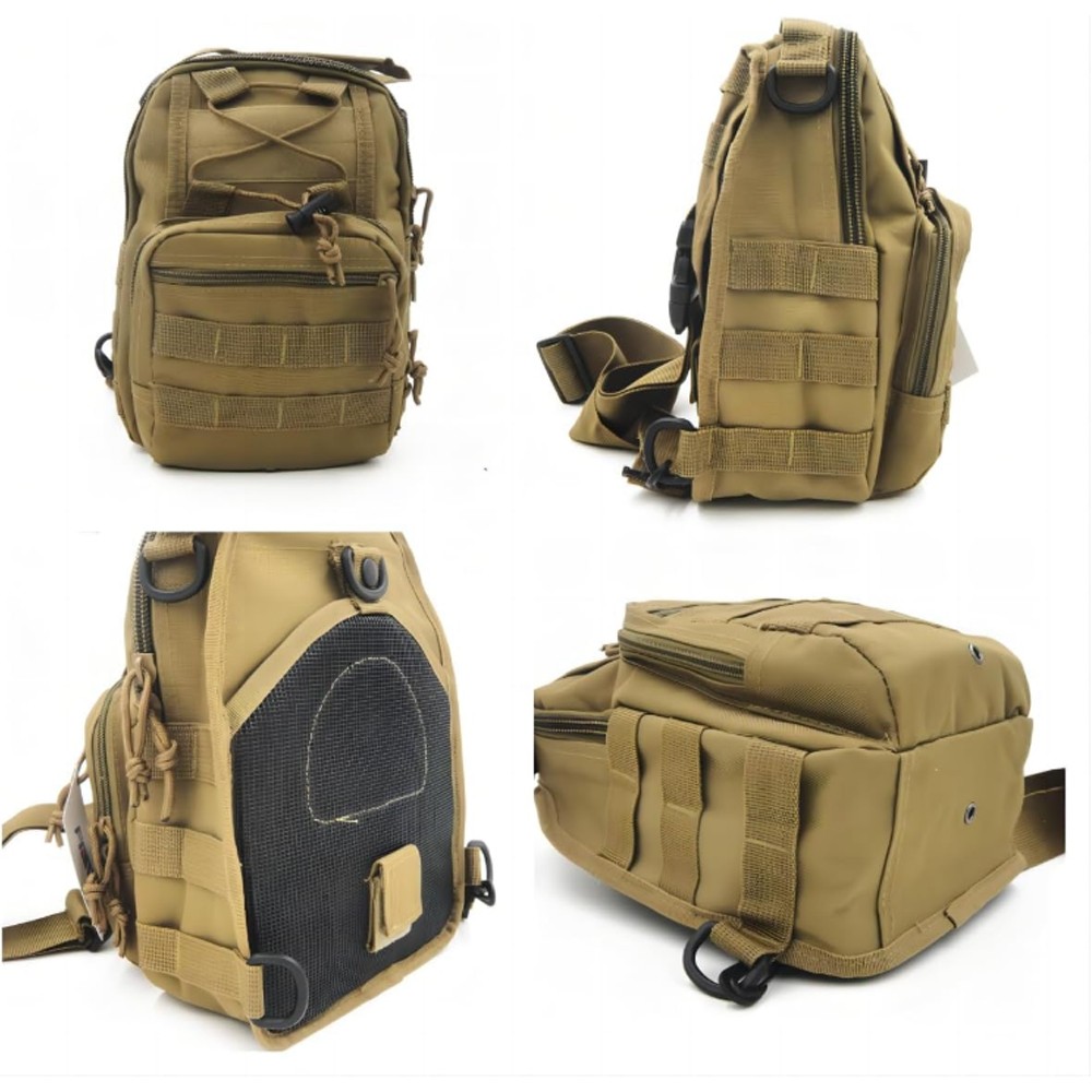 Tactical Sling Bag Pack Small EDC Molle Assault Military Army Shoulder Backpack