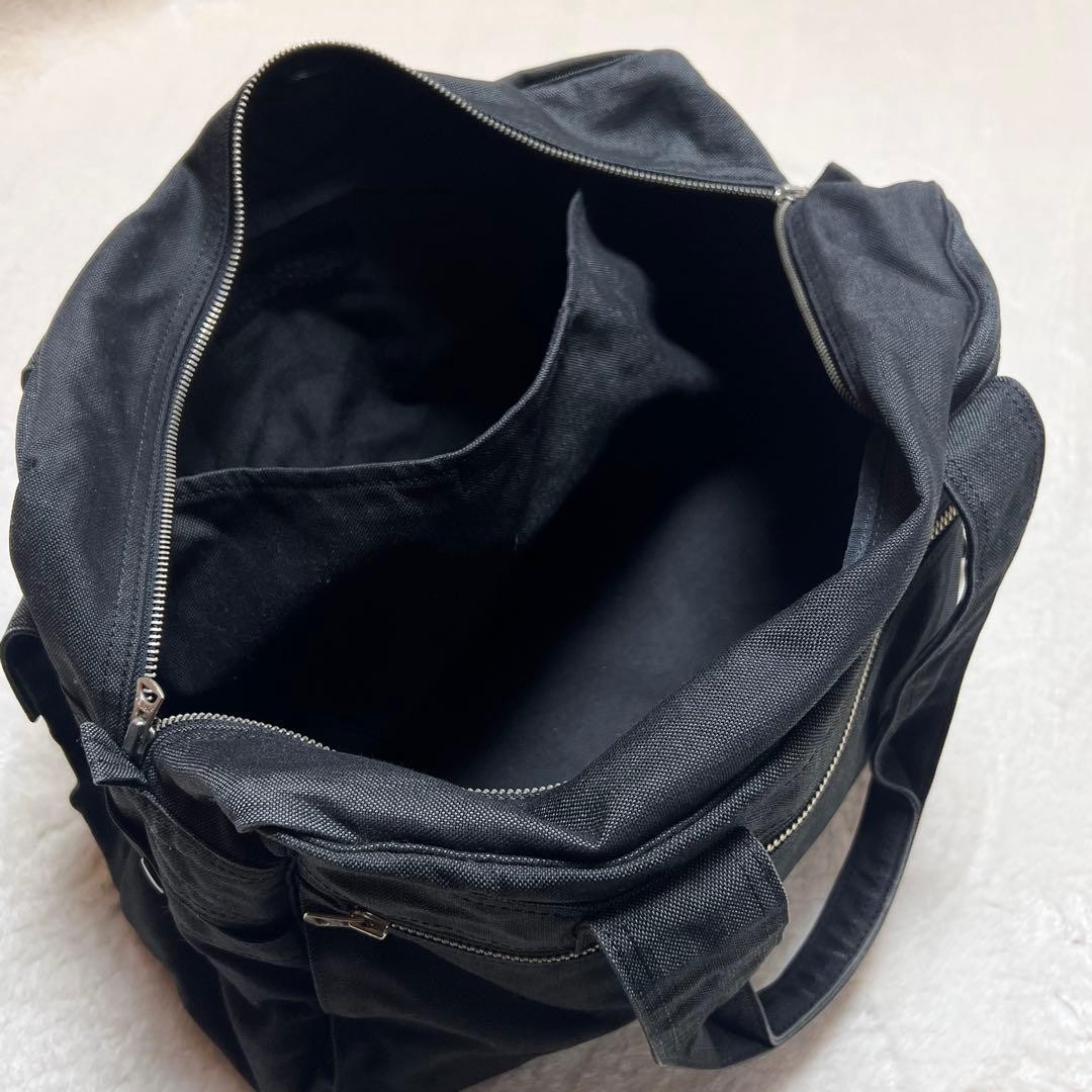 Porter SMOKY Boston Bag CORDURA Duffle Black Used Japan