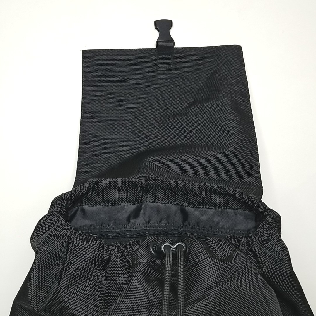 Armani Exchange 17″ Basic Backpack Black Nylon Top Loading