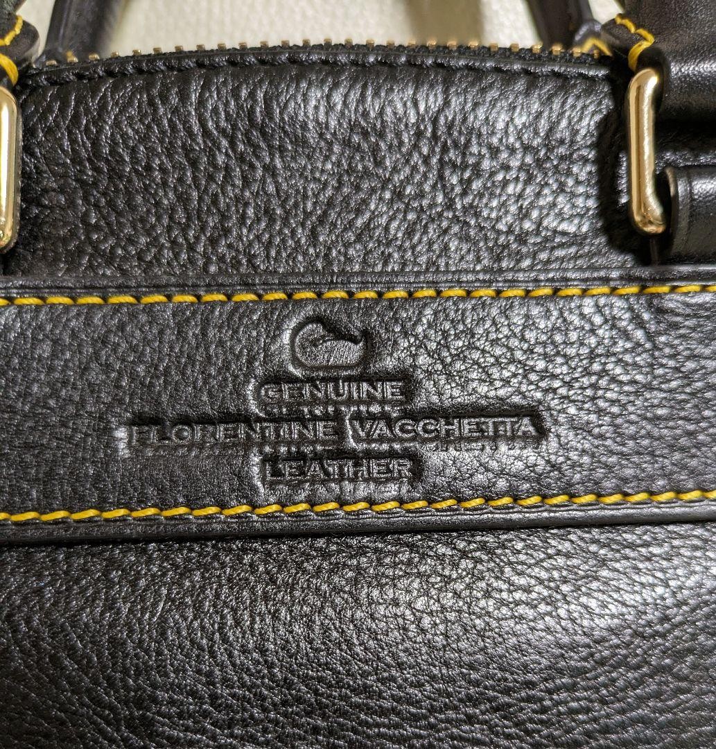 Dooney & Bourke Black Leather 2-Way Tote Shoulder Bag 17x12x6 Inches