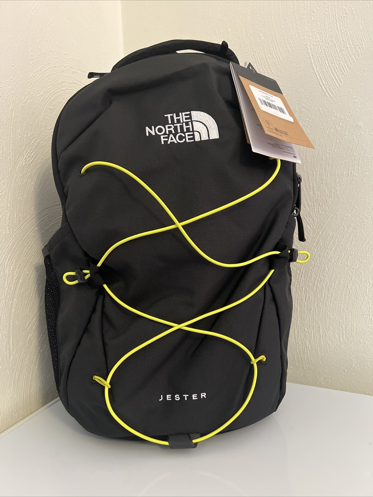 THE NORTH FACE JESTER SCHOOL BACKPACK TNF Black Heather/led Yellow Unisex OS