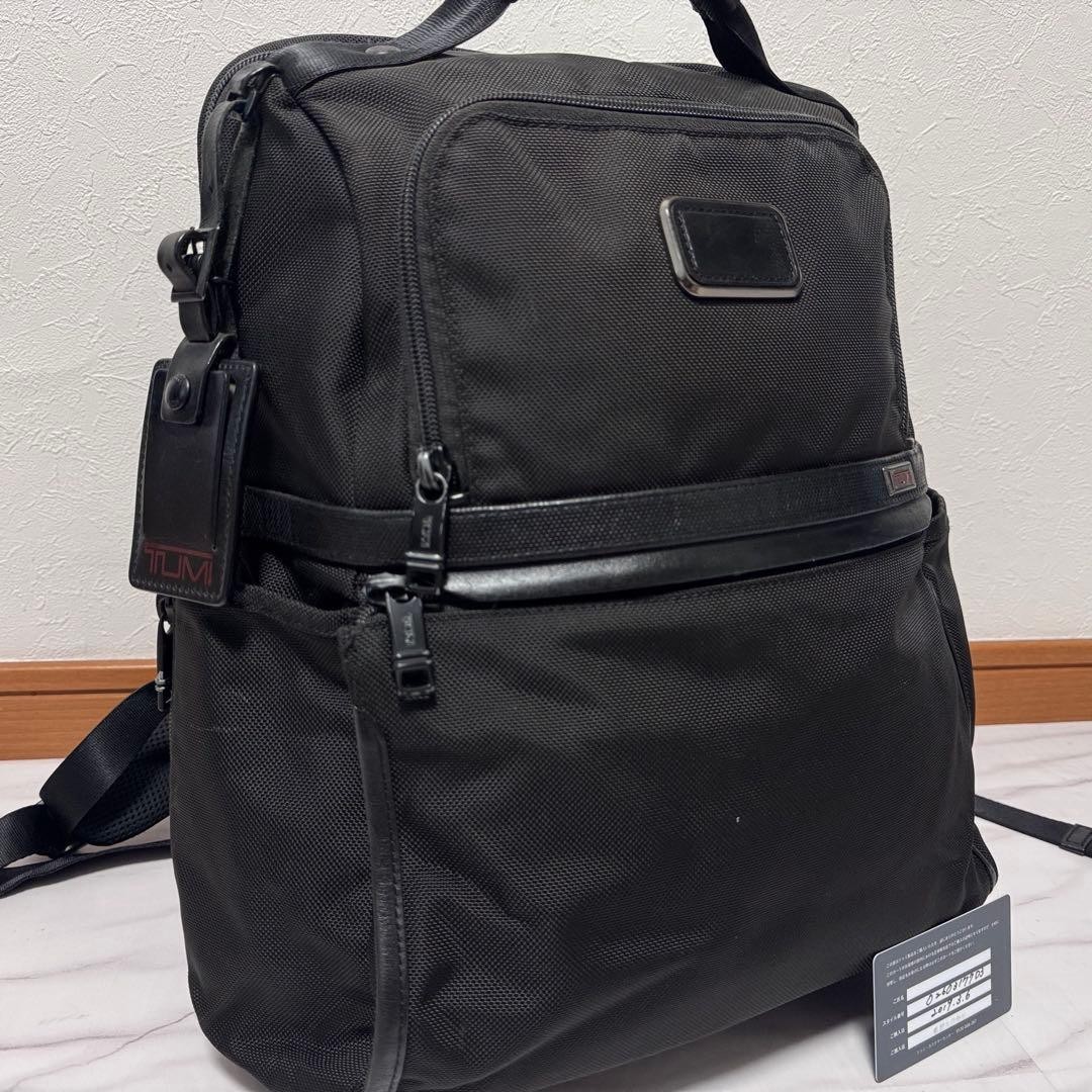 TUMI 2603177D3 Alpha 3 Slim Solutions Brief Pack Black Backpack Business Bag