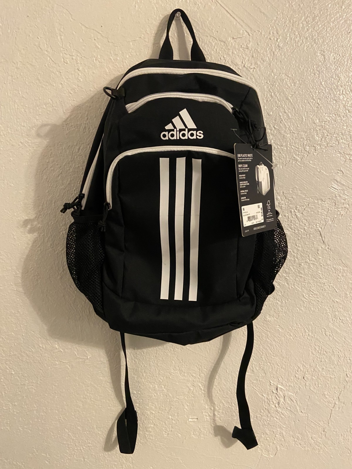 NEW Adidas Young BTS Creator 2 Backpack Brasilia Student Hustle Black NWT