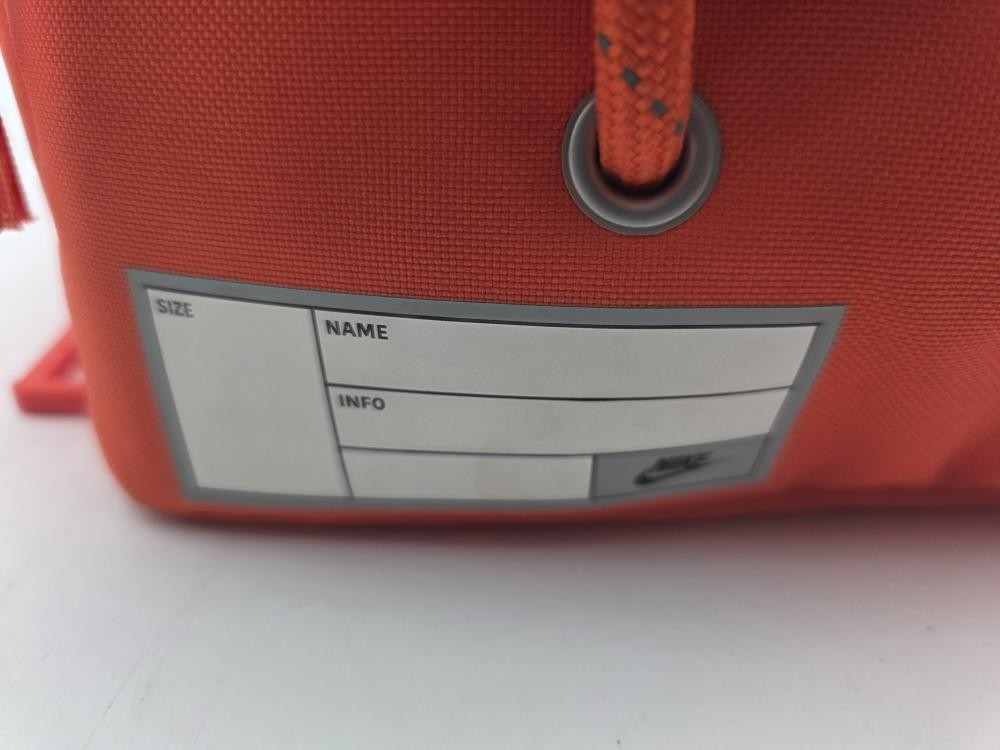 Nike AIR-SOLE Classic Style Orange Zipper Travel Shoe Sneaker Bag Case Shoebox