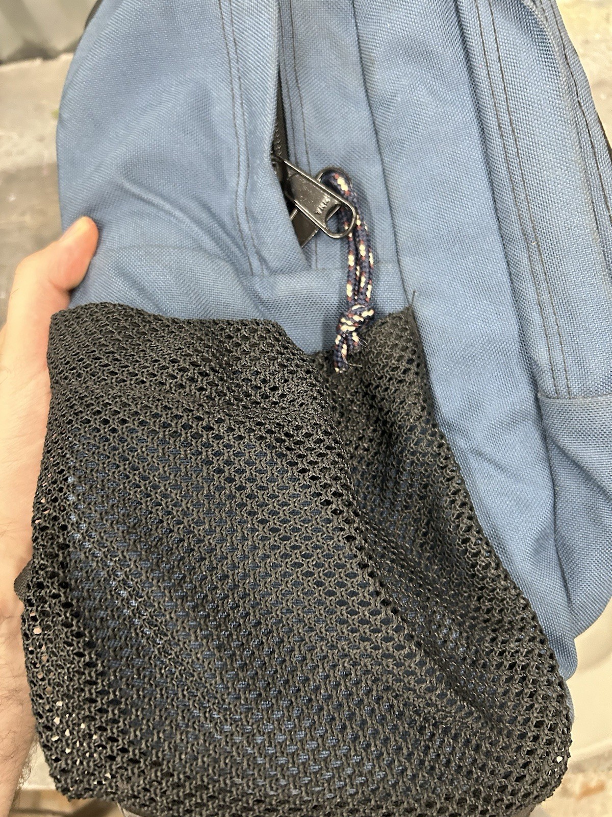 JanSport Rubber Tire Bottom School Backpack Heavy Duty Blue Vintage 90s Retro