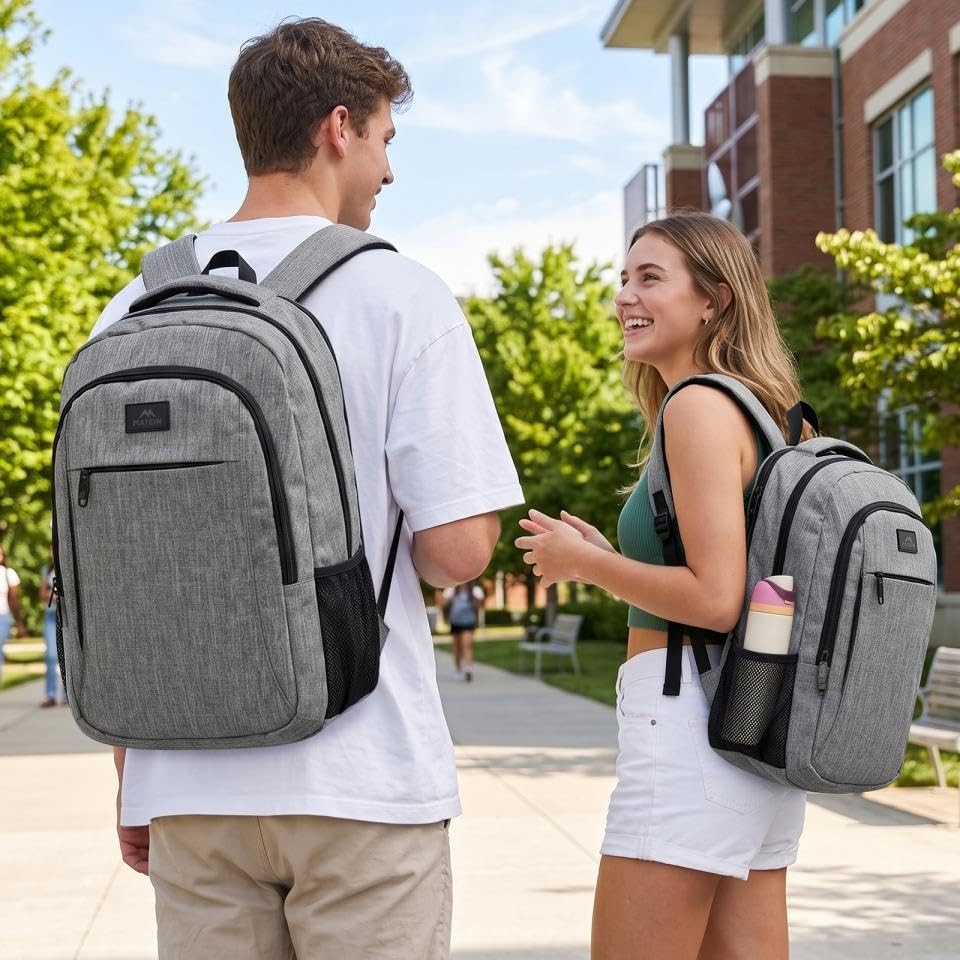 Travel Laptop Backpack – Anti-Theft Slim Design, Water Resistant, Fits 15.6″ Lap