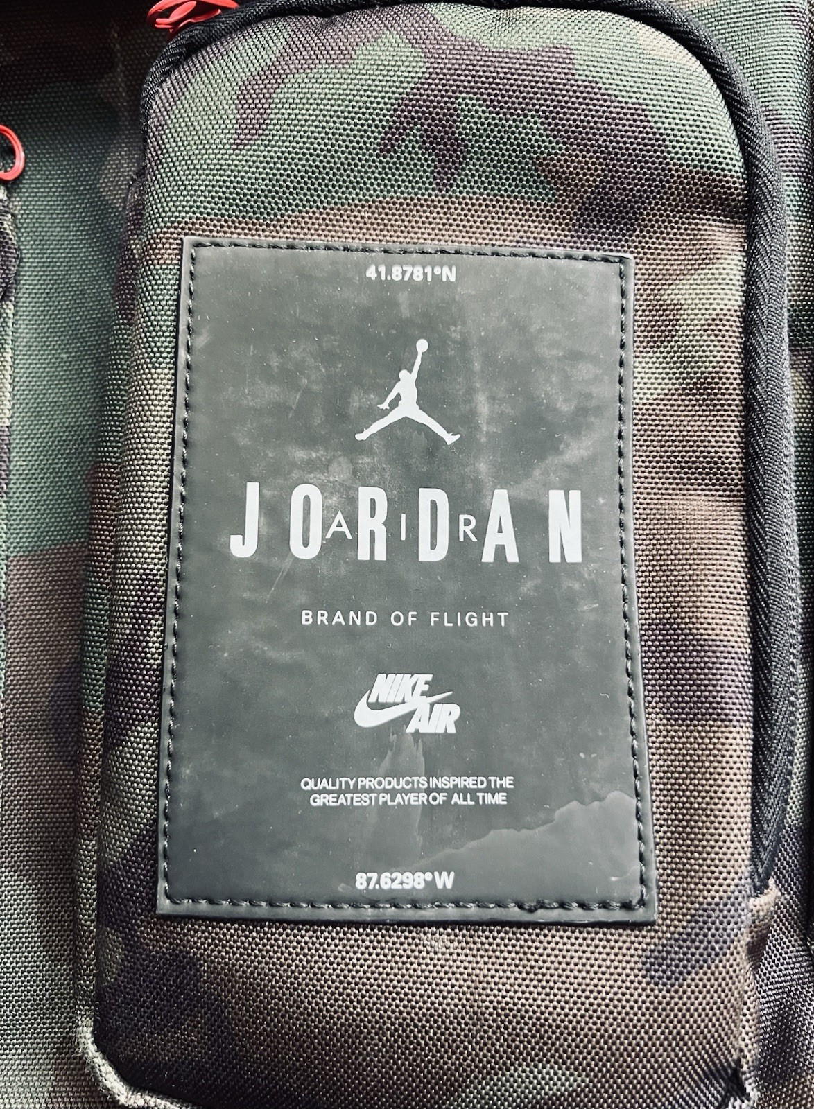Jordan Utility Backpack Camo Multi Pocket Cargo School Travel Bag READ PLEASE 🔴