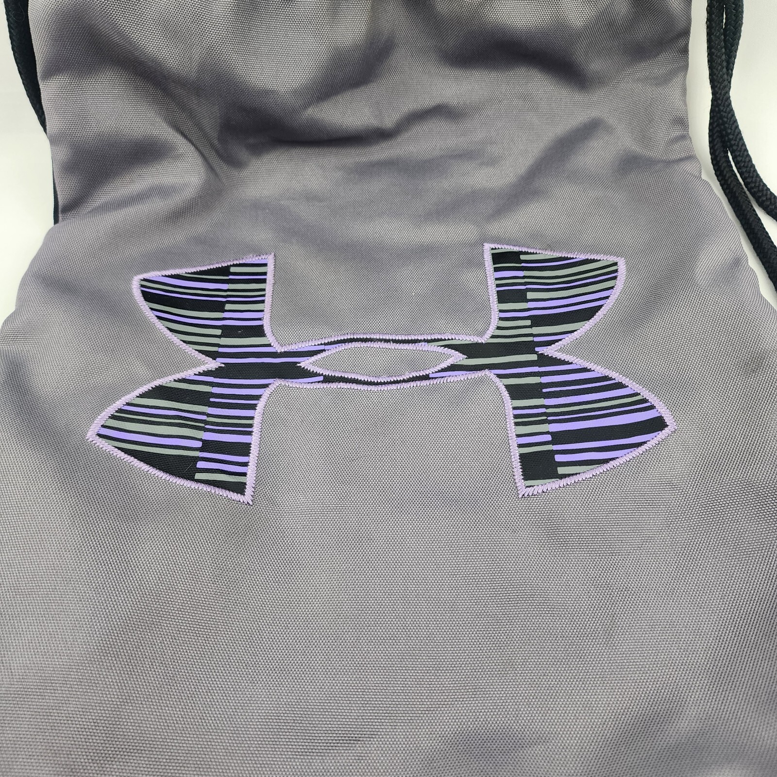 Under Armour Purple sackpack drawstring backpack with drawstring holder Gray