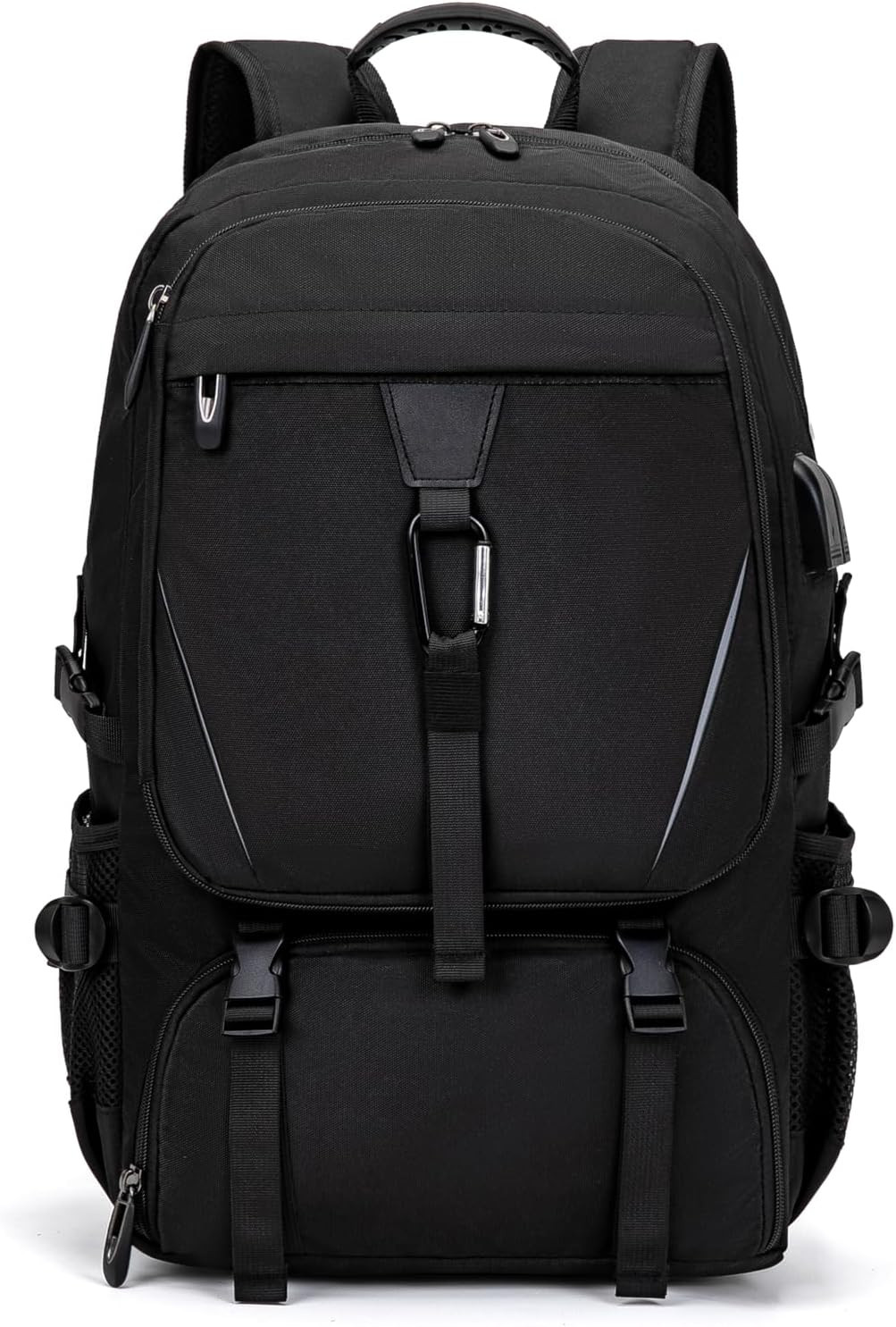 Men’S Women’S with Usb Port 50L Travel Backpack, Large Carry-On Backpacks，Expand