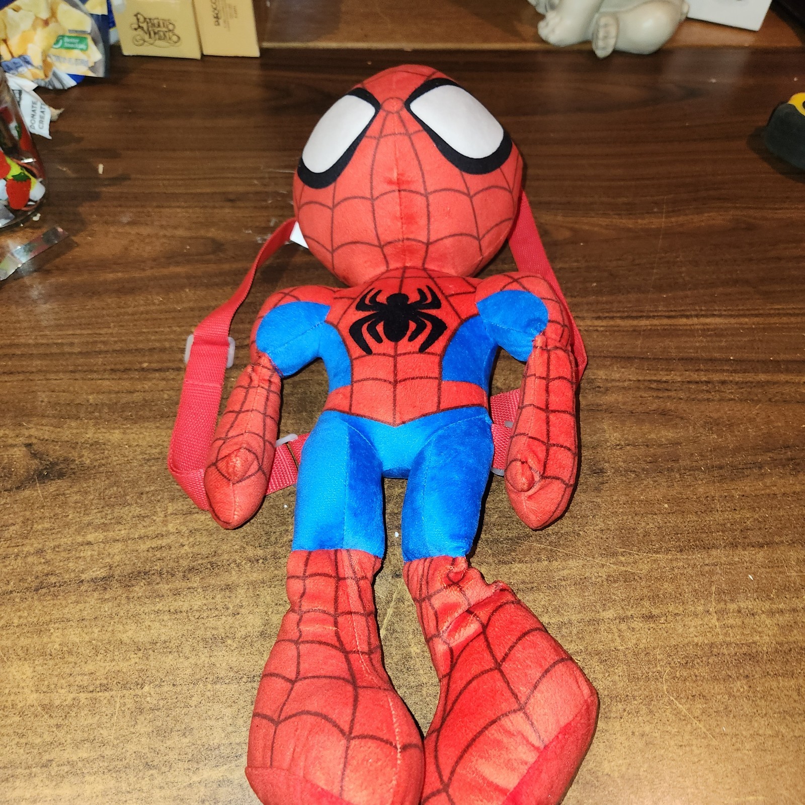 Spidey and His Amazing Friends Spiderman 18″ Plush Backpack