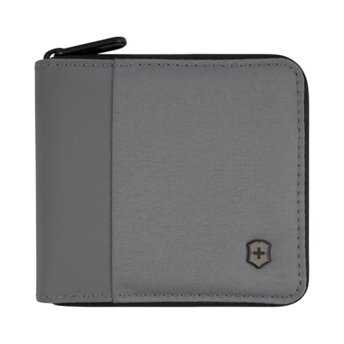[Victorinox] Travel Essentials Zip-Around Wallet for Men – Men’s Wallet Folding