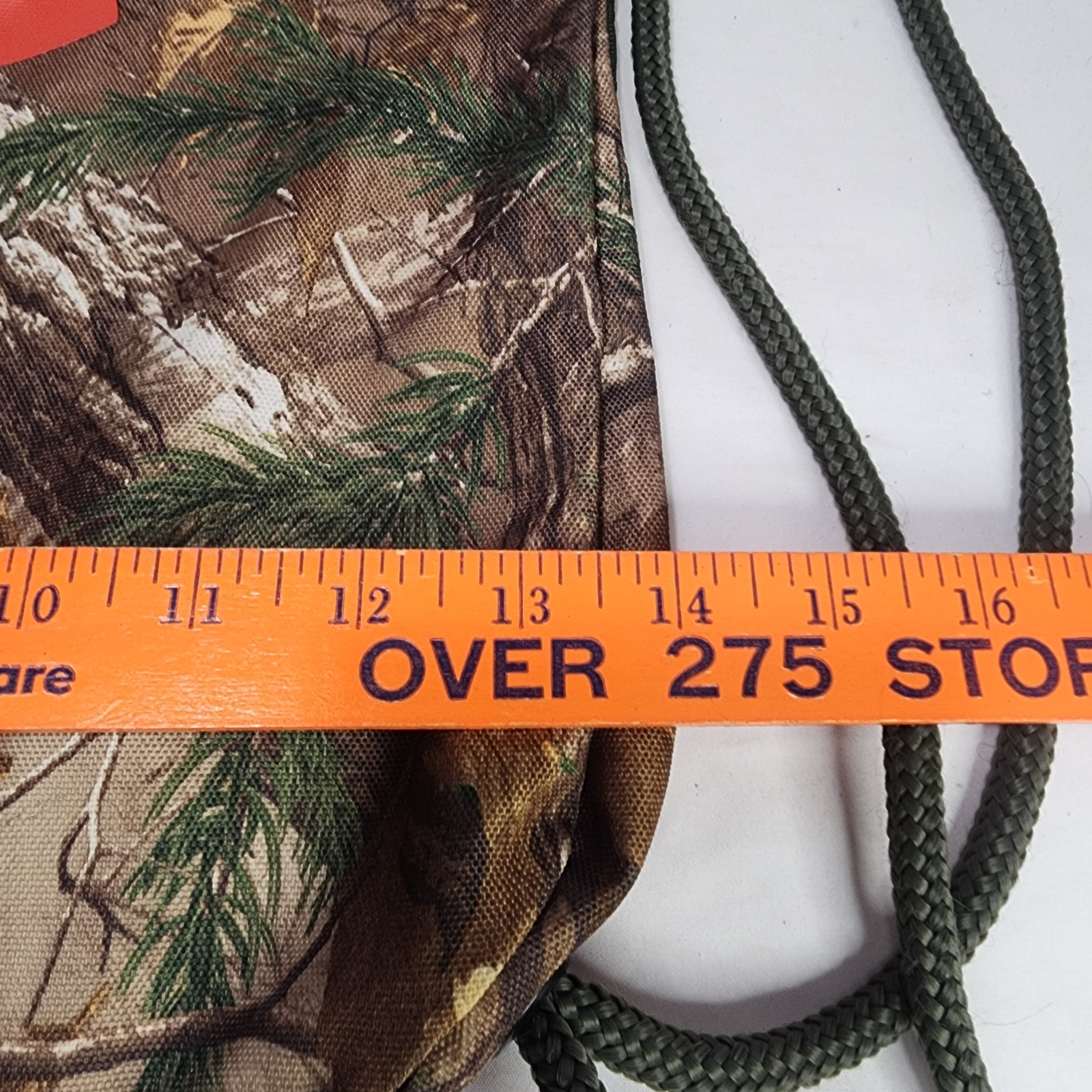 UNDER ARMOUR Drawstring REALTREE CAMO Backpack Sack UA Gym / Hunting Bag