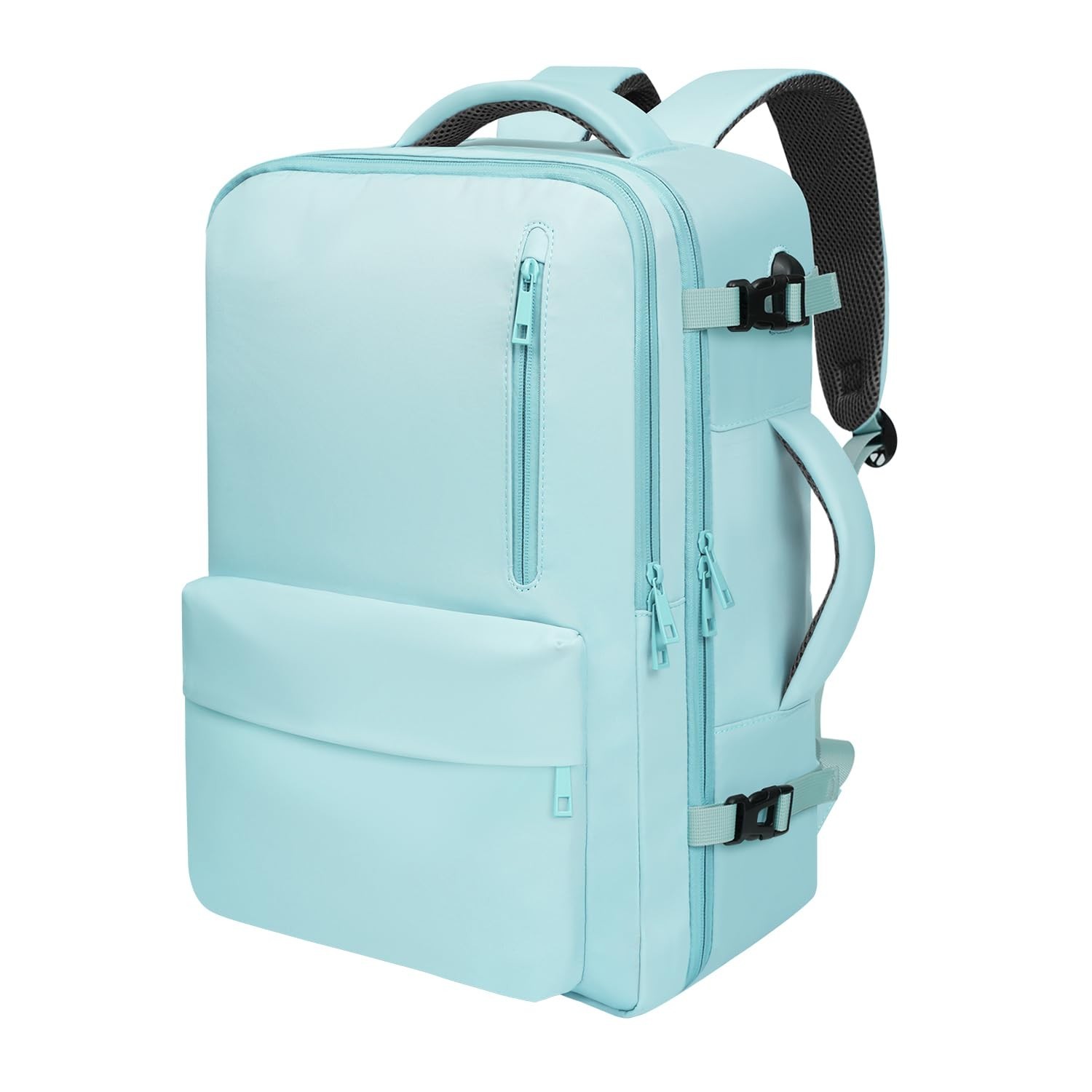 35L Travel Backpack – 180° Open Design, Multi-Pockets, USB Port, Laptop Compartm