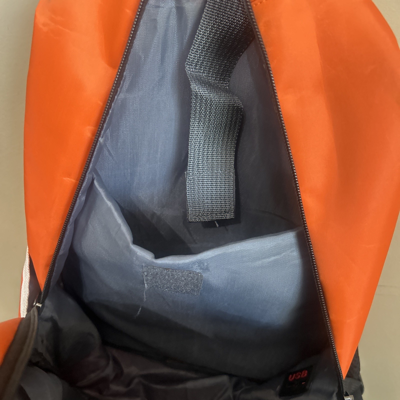 NASA Backpack Spacesuit Orange Space Shuttle USB Cable NWT