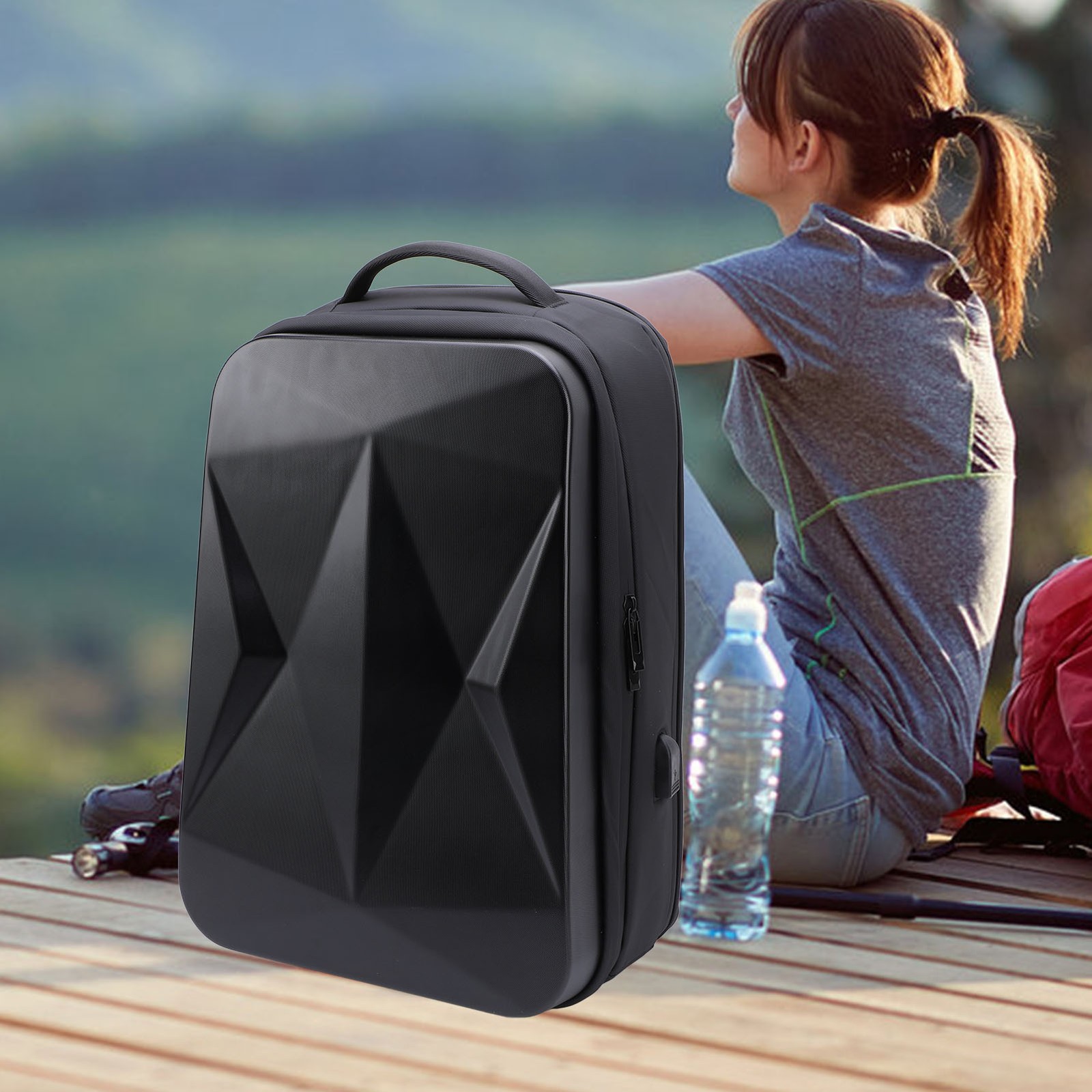 Satellite Backpack Protective Water Resistant Case For Travel Easy To Use