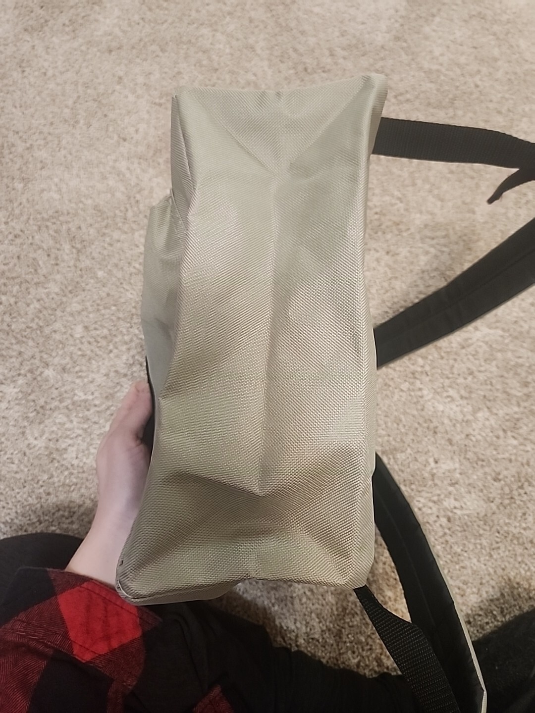 Classic Basic Small Student Backpack Bag Sage Green Color