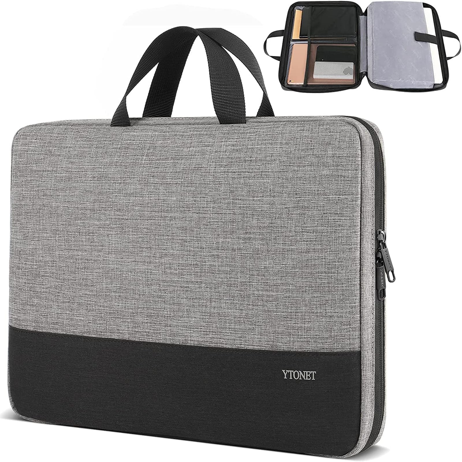 Laptop Case, 15.6 inch TSA Laptop Sleeve Computer Bag Water Resistant Compute…