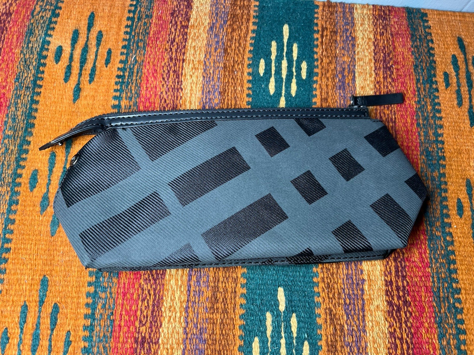 Burberry Fragrances Mens Black Toiletry Travel Bag Pouch