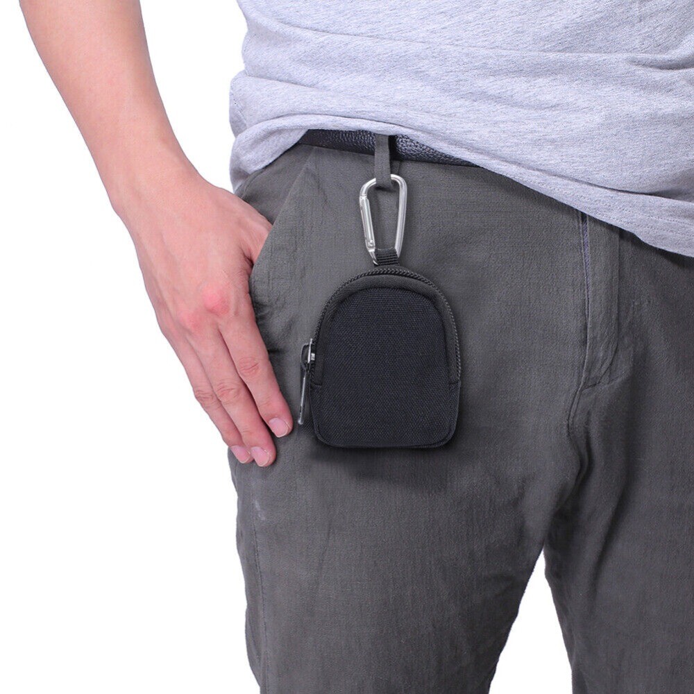 Mini Utility EDC Pouch Tactical Keychain Zipper Holder Key Wallet Coin Purses