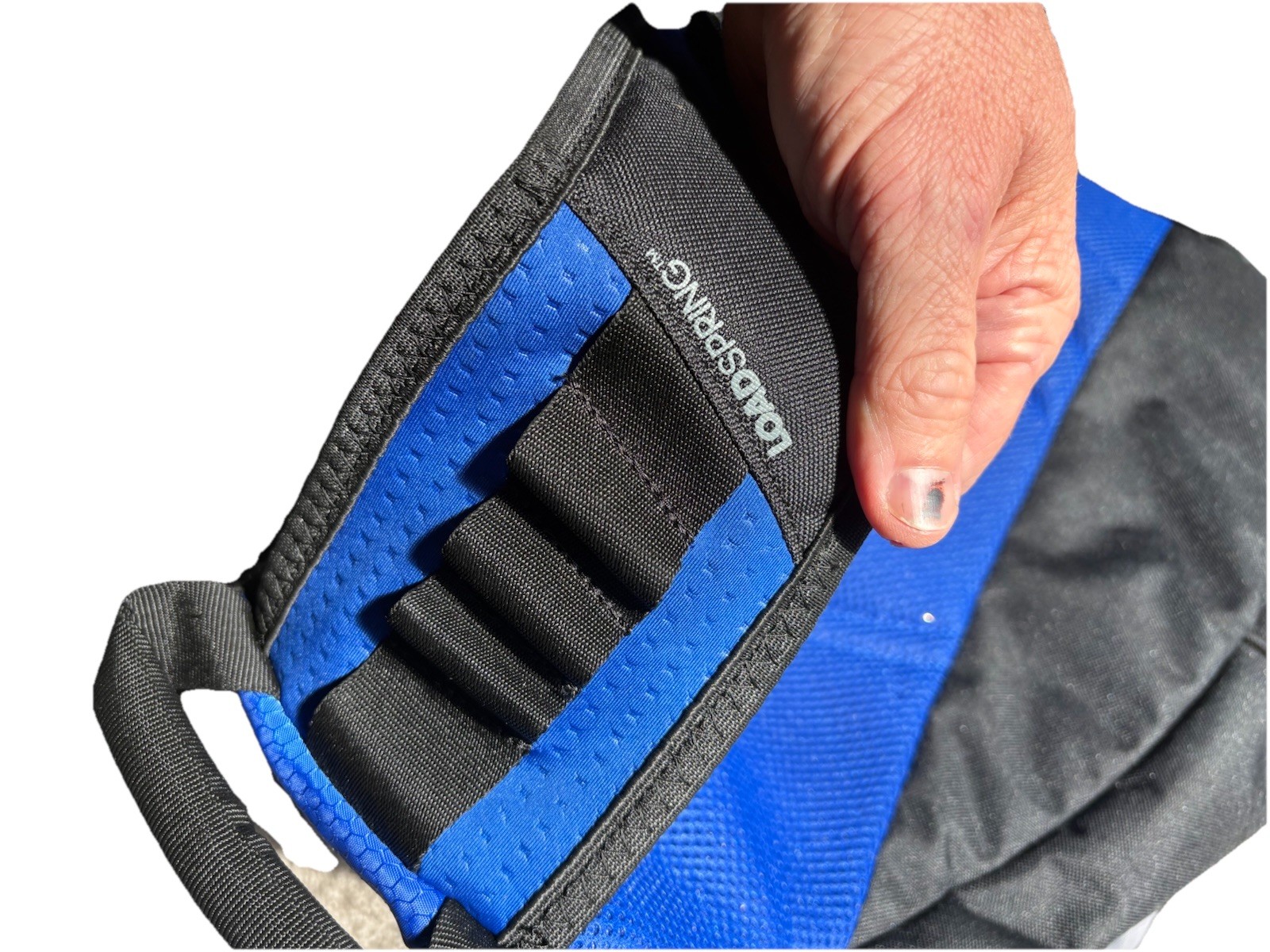 Adidas Y2K One Shoulder Messenger Bag backpack Blue Ripstop Vintage Yeezy