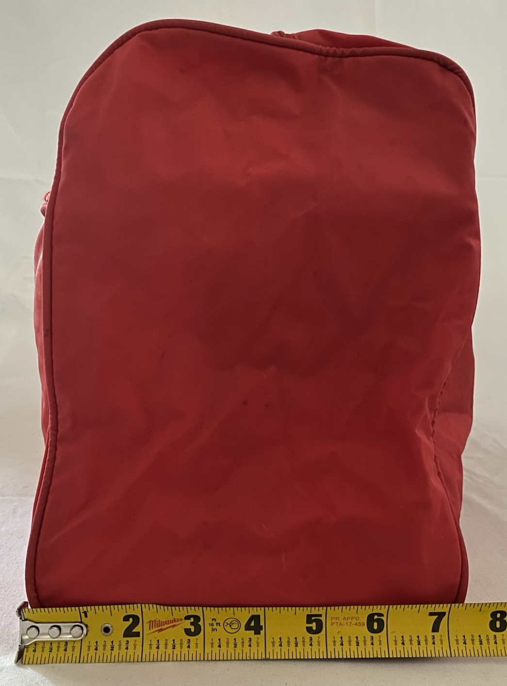 Jetbag red nylon duffel bag & mini pouch travel gym